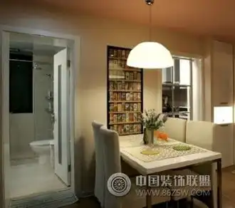 复式简约书房装修效果图
