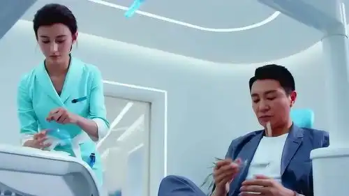 恋爱先生张铭阳亲自为江疏影男友看牙科
