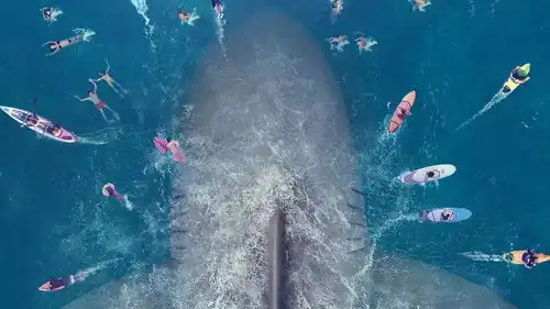 巨齿鲨人类大战史前巨兽,杰森斯坦森鲨口逃生
