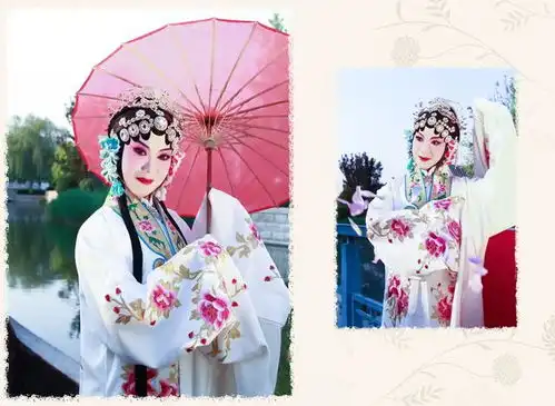 国粹京剧人物艺术照街拍很时尚
