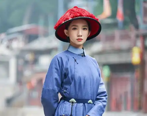 我在颐和园等你晒孟美岐剧照,侍卫造型帅气,脑补了一部剧
