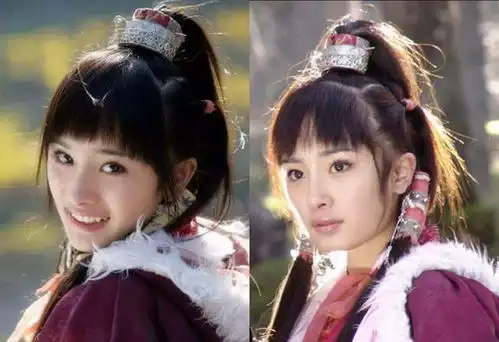 杨幂06年神雕侠侣剧照,样貌青涩灵气十足,颜值多年未变成亮点
