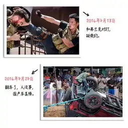 战狼2曝杀青剧照吴京化身民工导演
