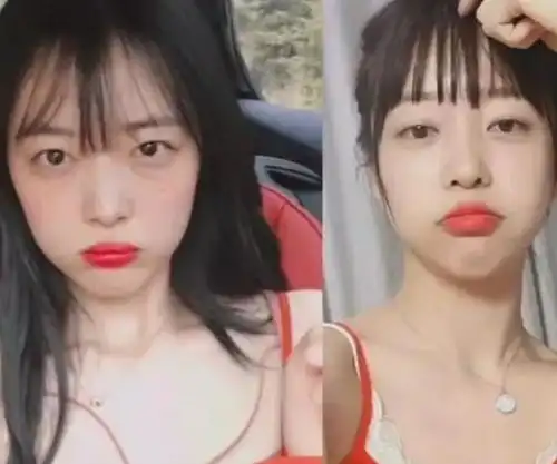 女网红模仿雪莉吸粉,表情服饰如出一辙,拍视频脸都笑僵了2
