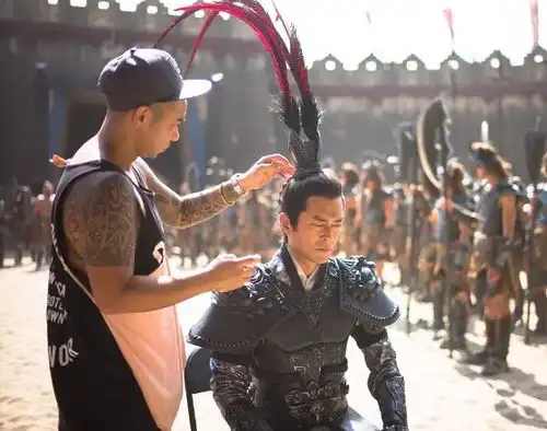 电影版寻秦记曝剧照,古天乐一头白发
