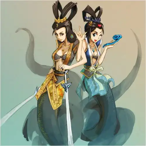 葫芦娃里的蛇精图片
