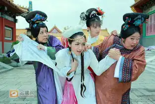 高清组图新还珠格格小燕子勇救含香与容嬷嬷对咬
