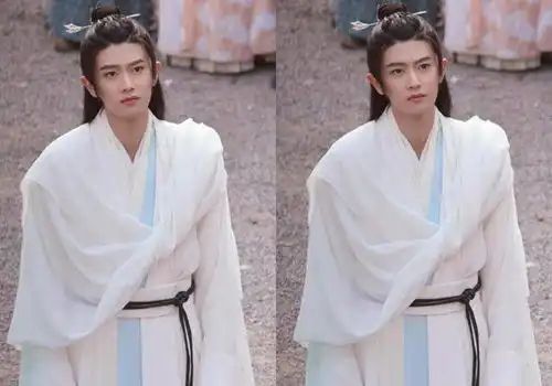 与君初相识新年主演剧照,任嘉伦衣服贵气,热巴低头看剧本真美
