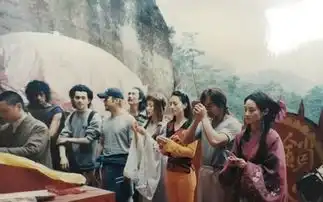 聂风步惊云无名同游乐山大佛,风云雄霸天下剧组罕见照