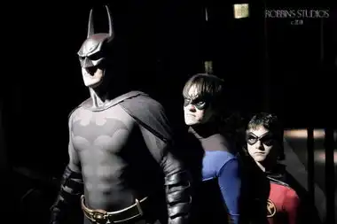 小丑秀单反玩小清新蝙蝠侠高还原cos堪比剧照