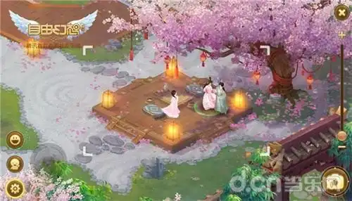 荡荡秋千惬意人生自由幻想手游全新浪漫地图八王府曝光