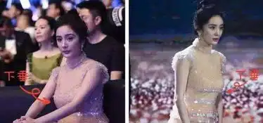 女明星的胸到底几个真杨颖不穿内衣依旧坚挺,杨幂胸部位置不太对
