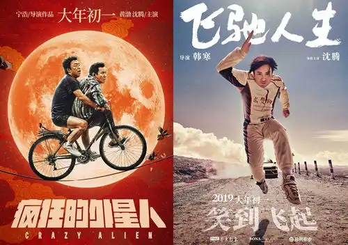 大年初一预售票房破2亿疯狂的外星人飞驰人生均超5000万