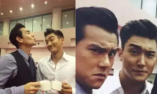 从这么多有毒的照片中,可以看出彭于晏的好人缘
