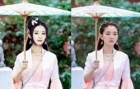 赵丽颖挑战九个女星同款古装,赢了八个人,却唯独输给了她
