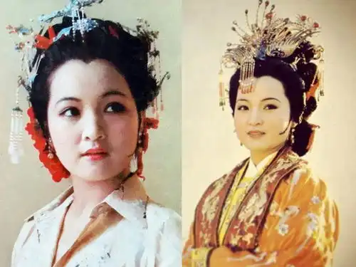 87版红楼梦演员试妆照和定妆照对比,差别太大,差点没认出来