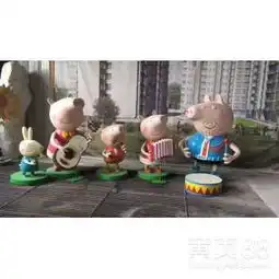 各种玻璃钢卡通人偶出租葫芦娃造型制作供应商