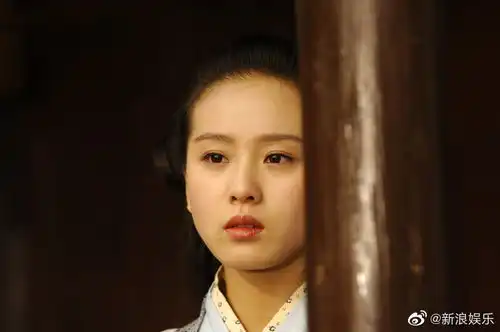 2008年射雕英雄传,刘诗诗饰演穆念慈,清秀雅致,美丽轻灵
