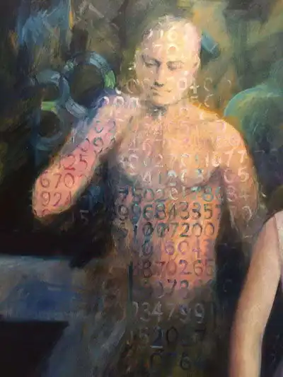 钱自奋最新油画作品数码岁月
