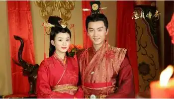 赵丽颖和陈晓在宫锁沉香的剧照
