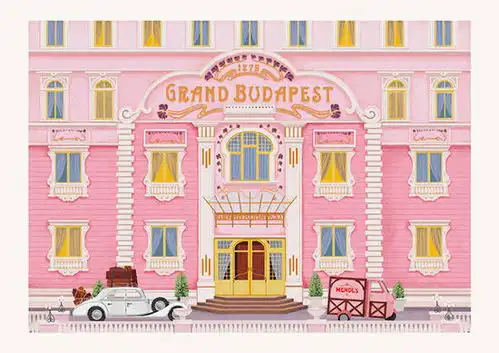 topys一张来自布达佩斯大饭店的明信片