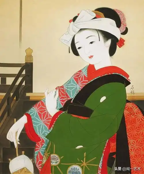艺术家画的日本后宫佳丽,工笔画女人美艳细腻撩人心怀
