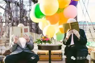 国外老夫妇拍飞屋环游记主题结婚照