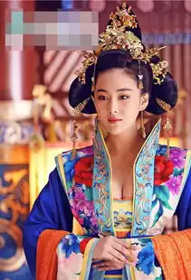 武则天传奇造型华丽揭古装女星神秘画皮
