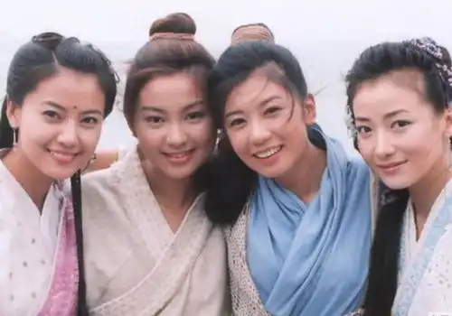 倚天屠龙记电影定档,林峯扮相像中年人,小昭周芷若同框像双胞胎