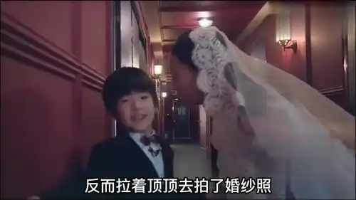 跟10岁的儿子拍婚纱照,还每天要亲他100下,董洁到底能有多迷惑
