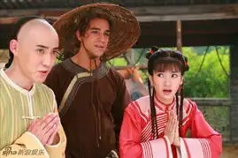 高清组图琼瑶曝新还珠格格剧照小燕子与洋人谈恋爱