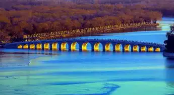 太惊艳颐和园十七孔桥金光穿洞奇景刷屏
