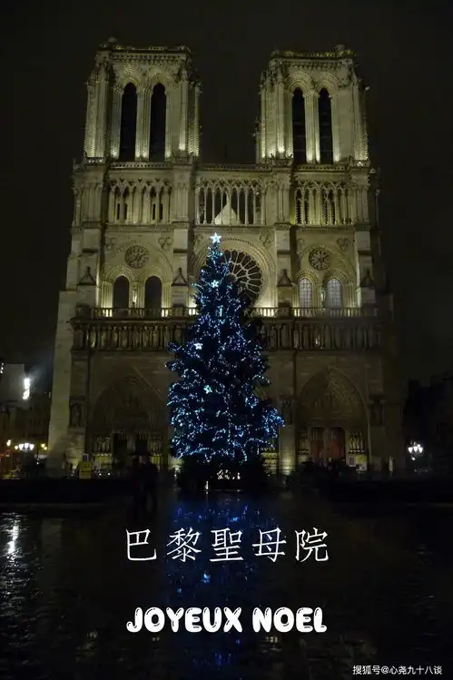 某一年雨夜,巴黎圣母院的圣诞节平安夜弥撒
