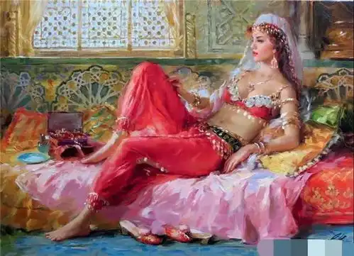 这位大师的手法非常喜欢,寥寥数笔就将漂亮的晚礼服画的十分飘逸
