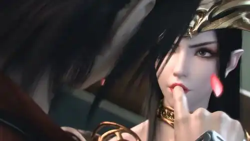 斗破苍穹没想到吧小白蛇一眨眼变成了绝世美女,萧炎这小子运气不错