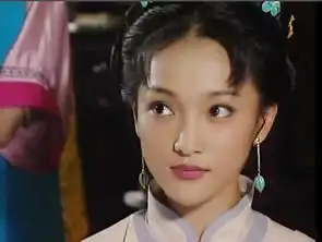 周迅17年前剧照太美柳叶弯眉朱唇玉润图
