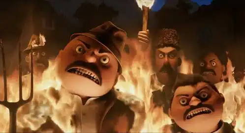 精灵旅社德古拉为了让女儿死心,竟派怪物制造假的人类村庄
