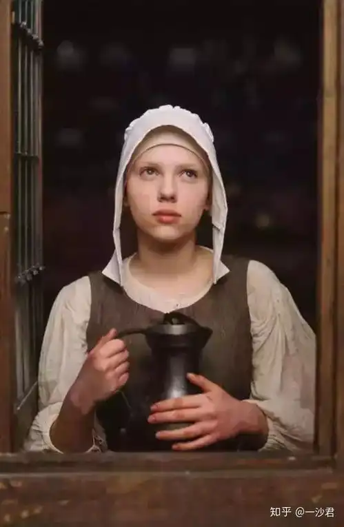 戴珍珠耳环的少女丨书画影