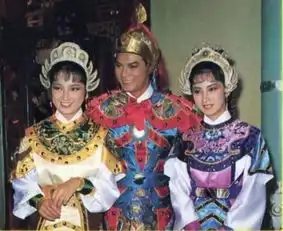 黄日华在古装剧中都是左拥右抱,图四拥抱的是整个世界