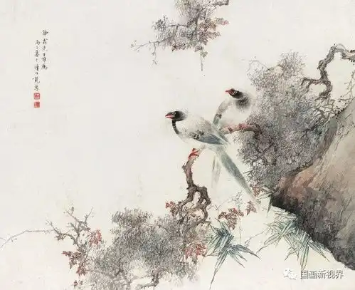 这花鸟,真耐看