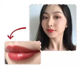 彩妆试完德鲁纳酒店iu的唇色,我风暴哭泣