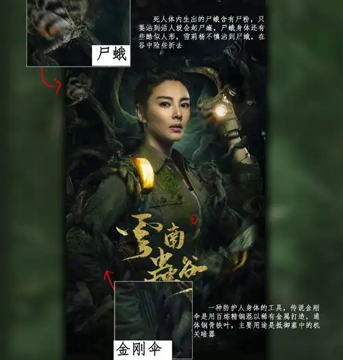 云南虫谷终于定档了,八倍镜看海报细节,这次值得等待