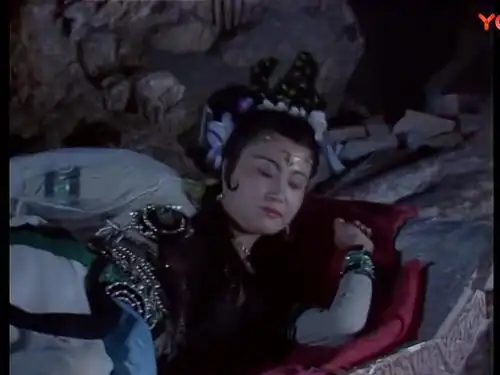 西游记珍贵剧照孙悟空与白骨精都住这,多谢杨洁导演保住此洞
