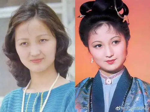 87版红楼梦花絮照及演员妆后对比