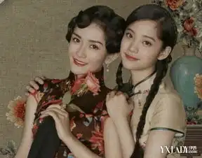 偶像来了旗袍照片大全尽情演绎金粉世家
