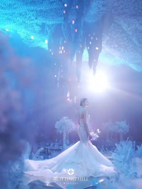 百万级深海宫殿,化身最美人鱼公主get明星级婚礼场地
