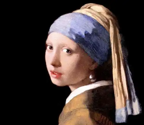 找到发发了世界名画戴珍珠耳环的少女
