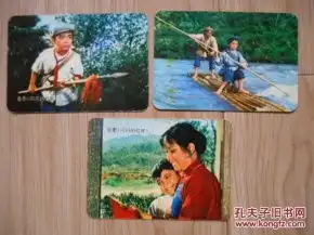 文革年历片1975年年历电影闪闪的红星剧照三枚合售
