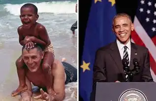 7张罕见名人童年照片,奥巴马成龙变化最大