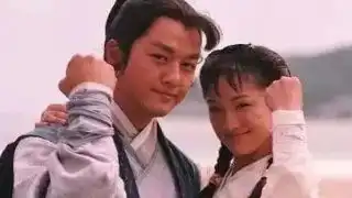 射雕英雄传桃花掩映下的黄蓉,哪个最明艳